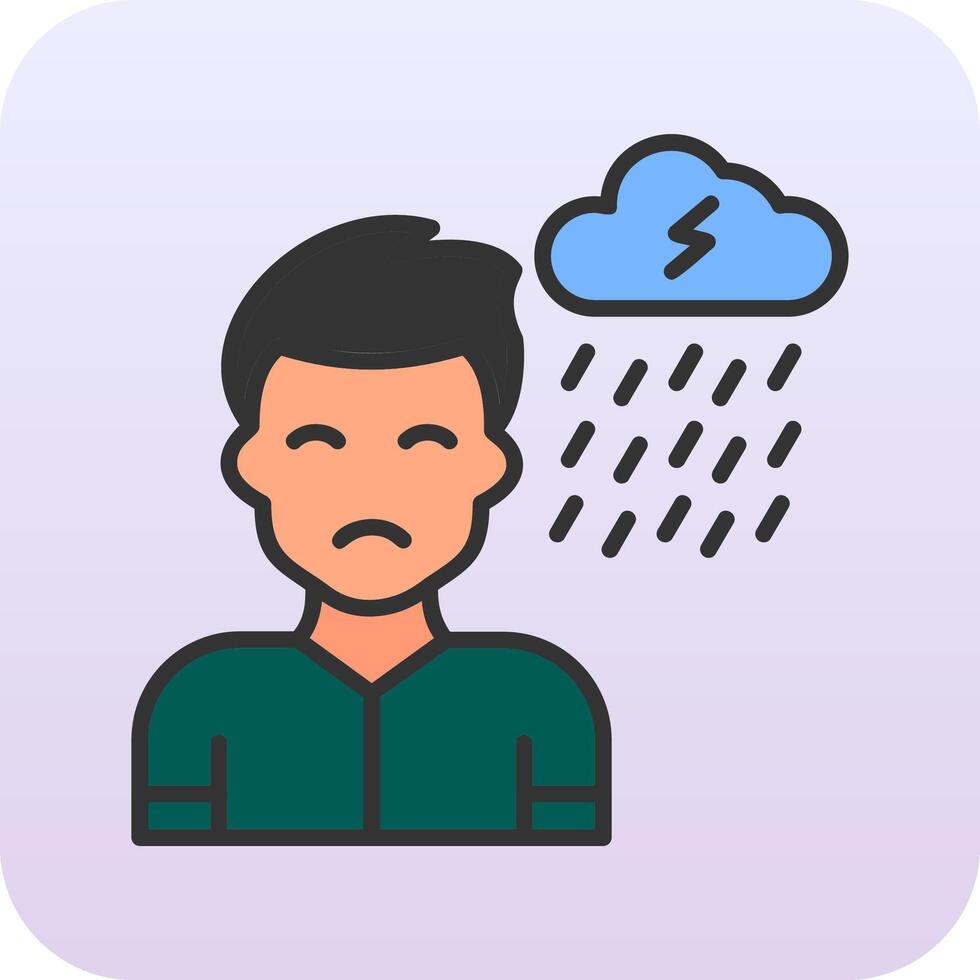 Depression Vector Icon
