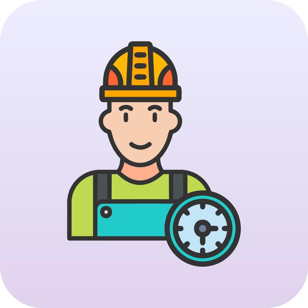 Work Time Vector Icon