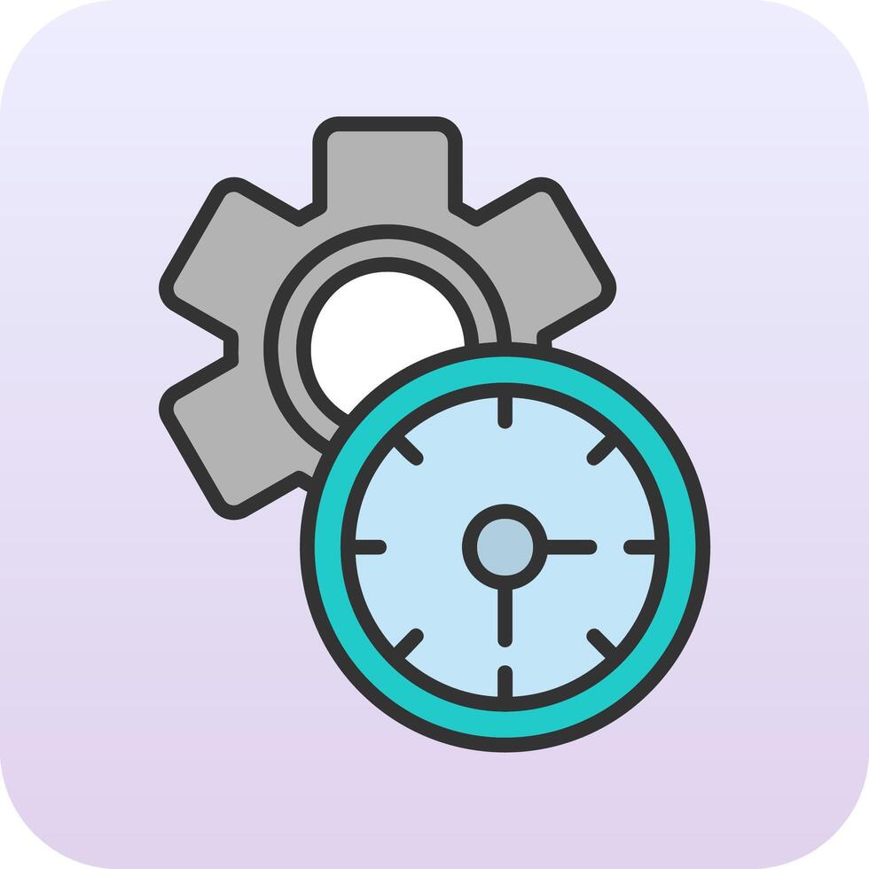 Work Time Vector Icon