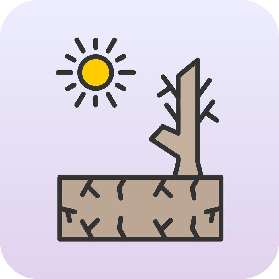 Drought Vector Icon