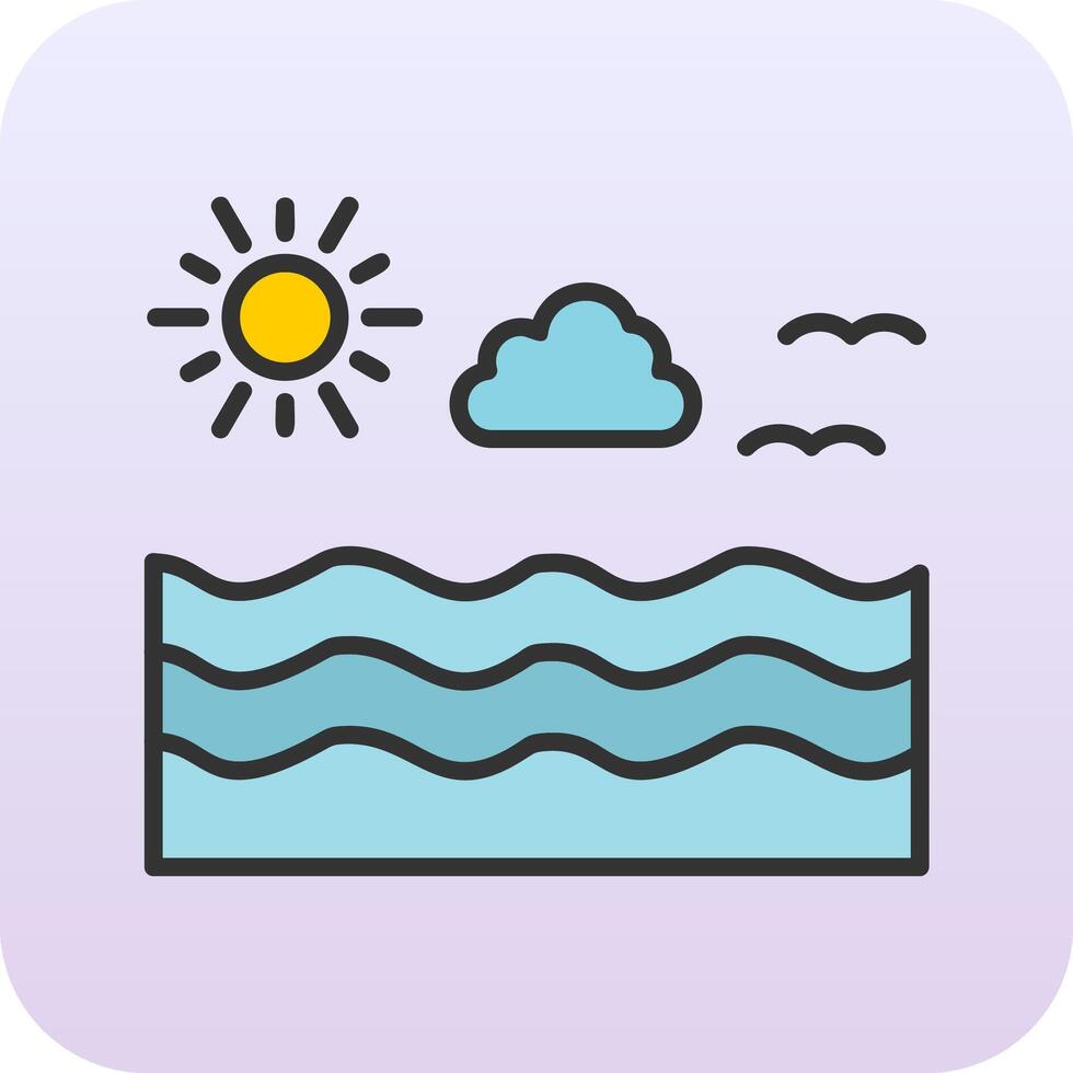 Sea Vector Icon