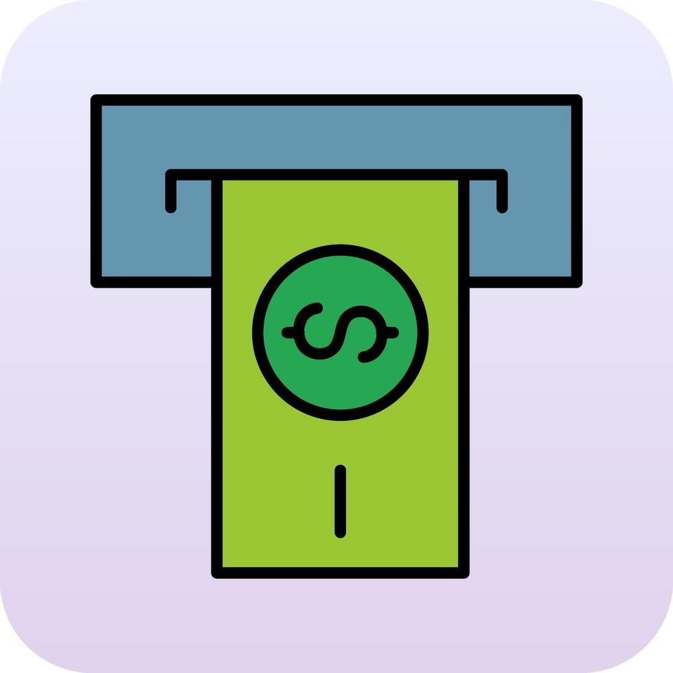 Withdraw Money Vector Icon