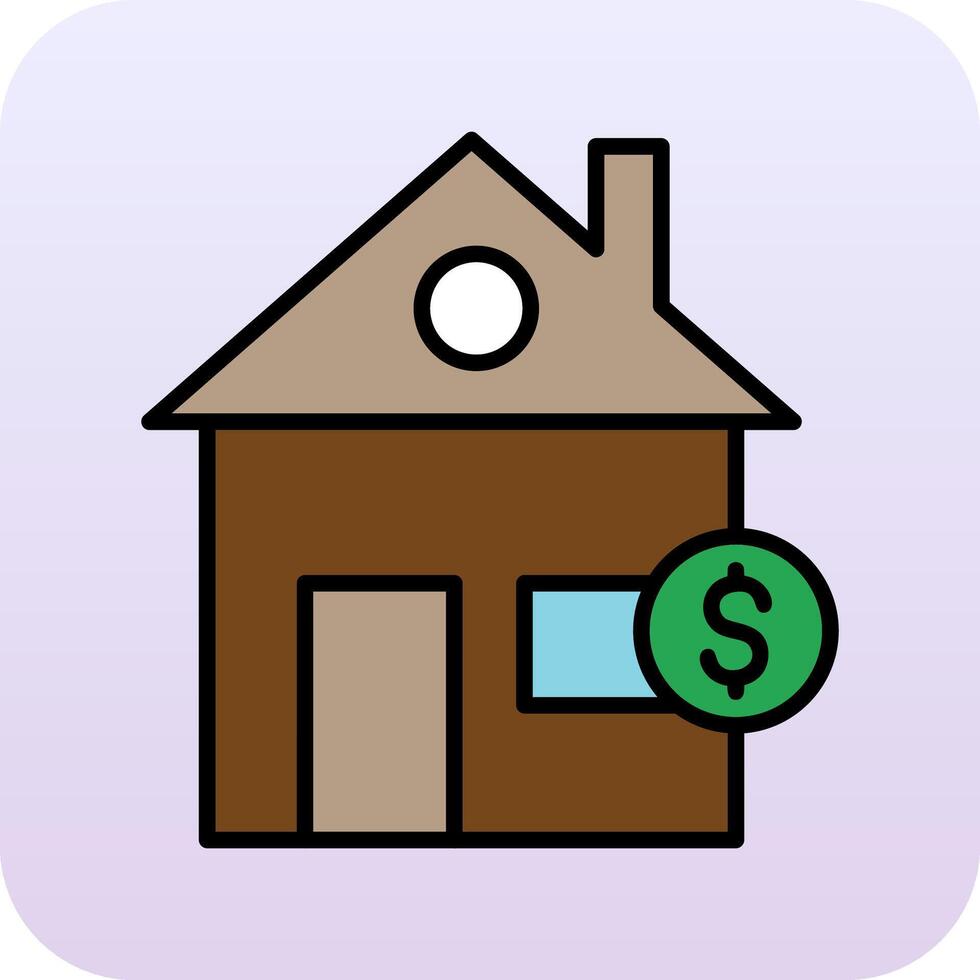 Housing Tax Vector Icon