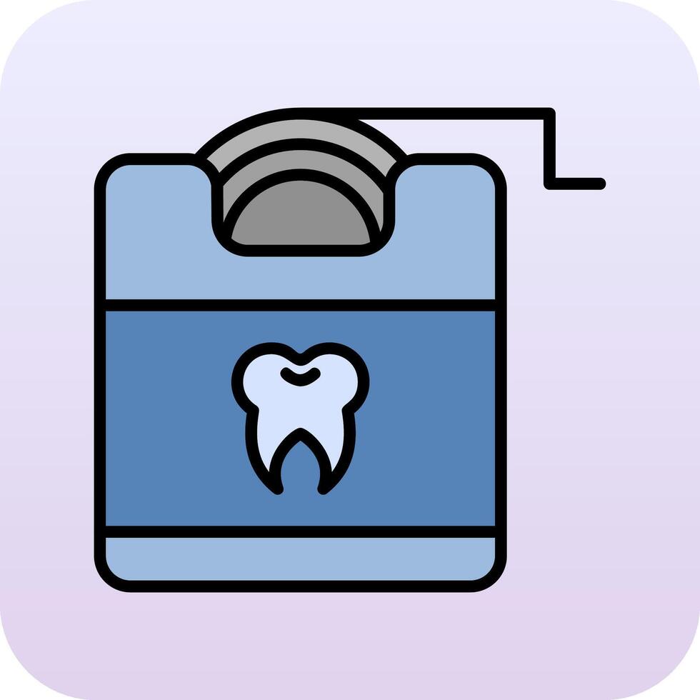 Dental Floss Vector Icon