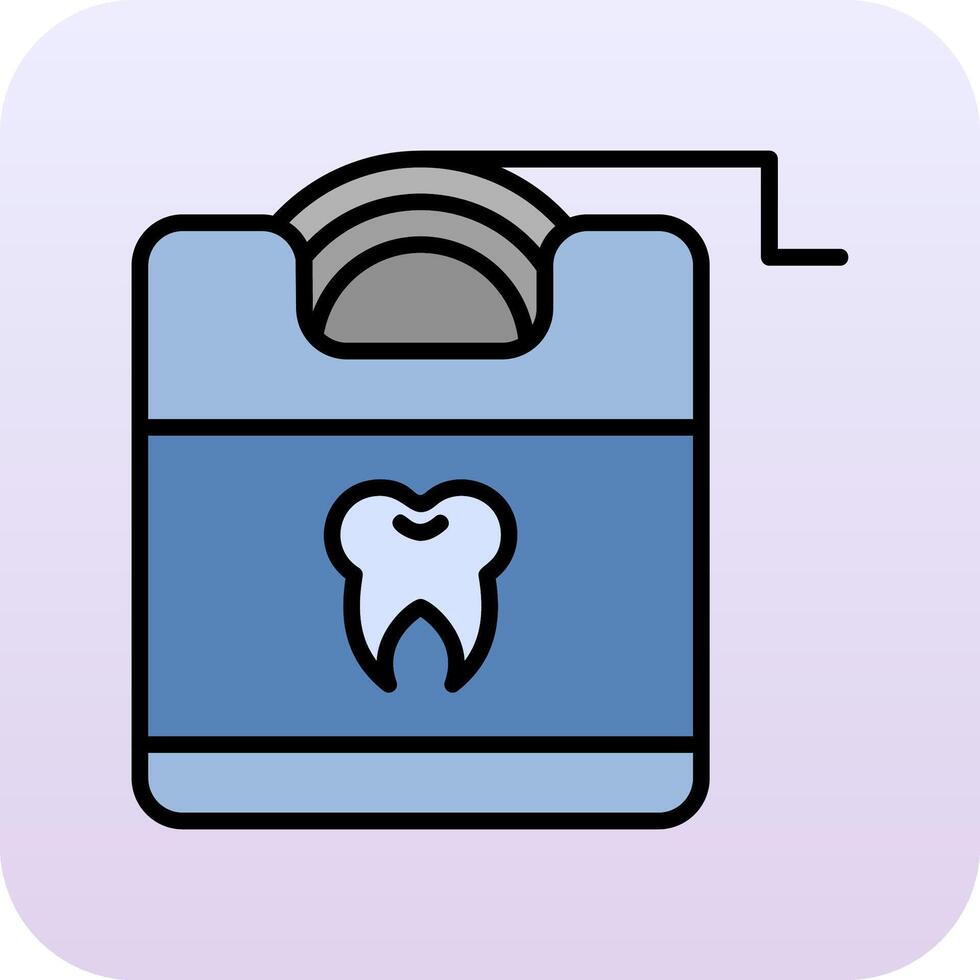 Dental Floss Vector Icon