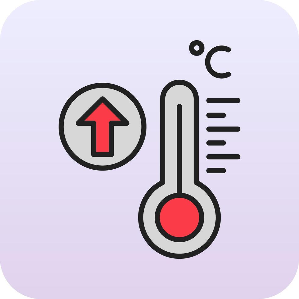 High Temperature Vector Icon