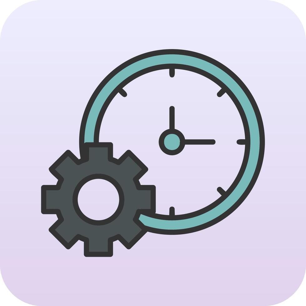 Time Manager Vector Icon