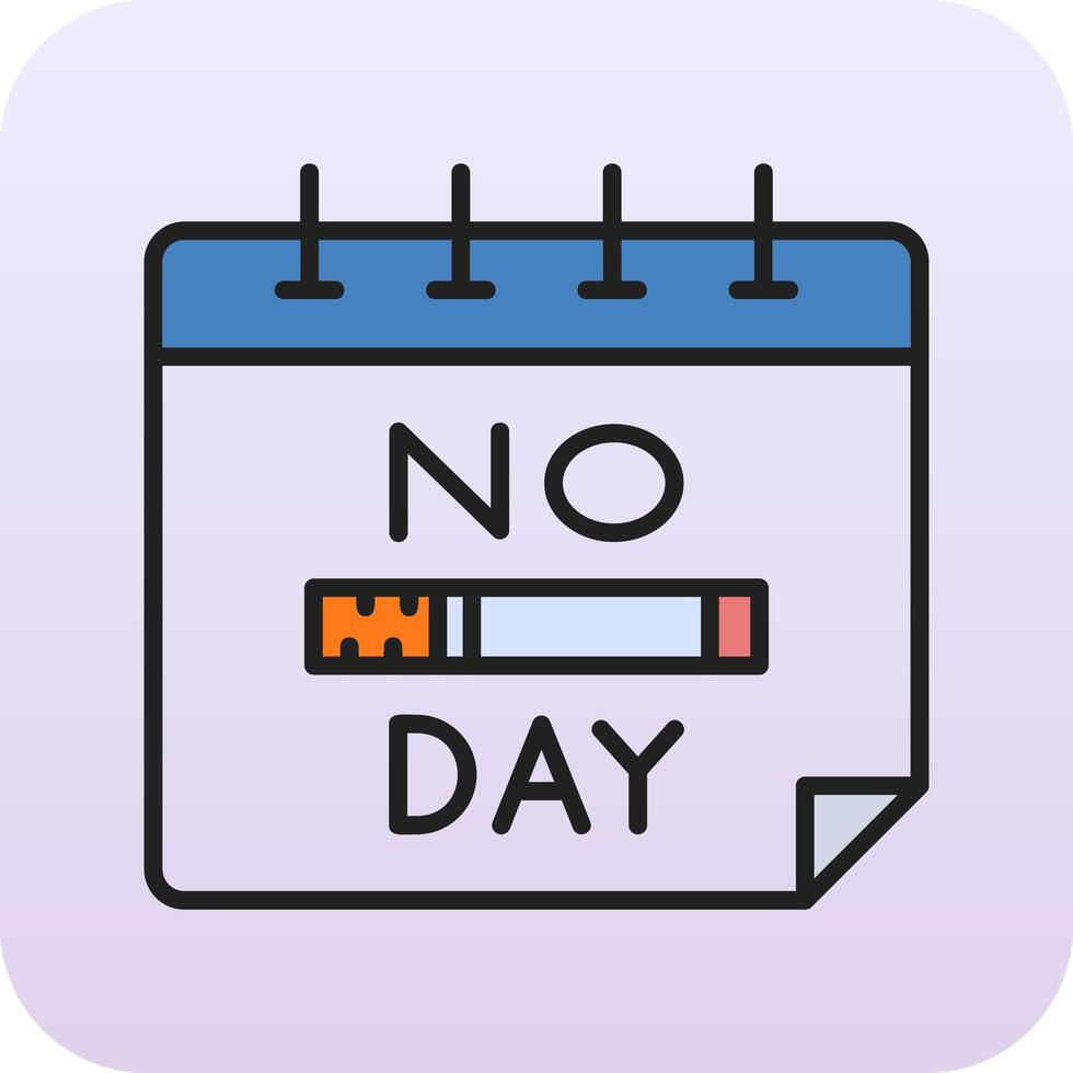 No Tobacco Day Vector Icon