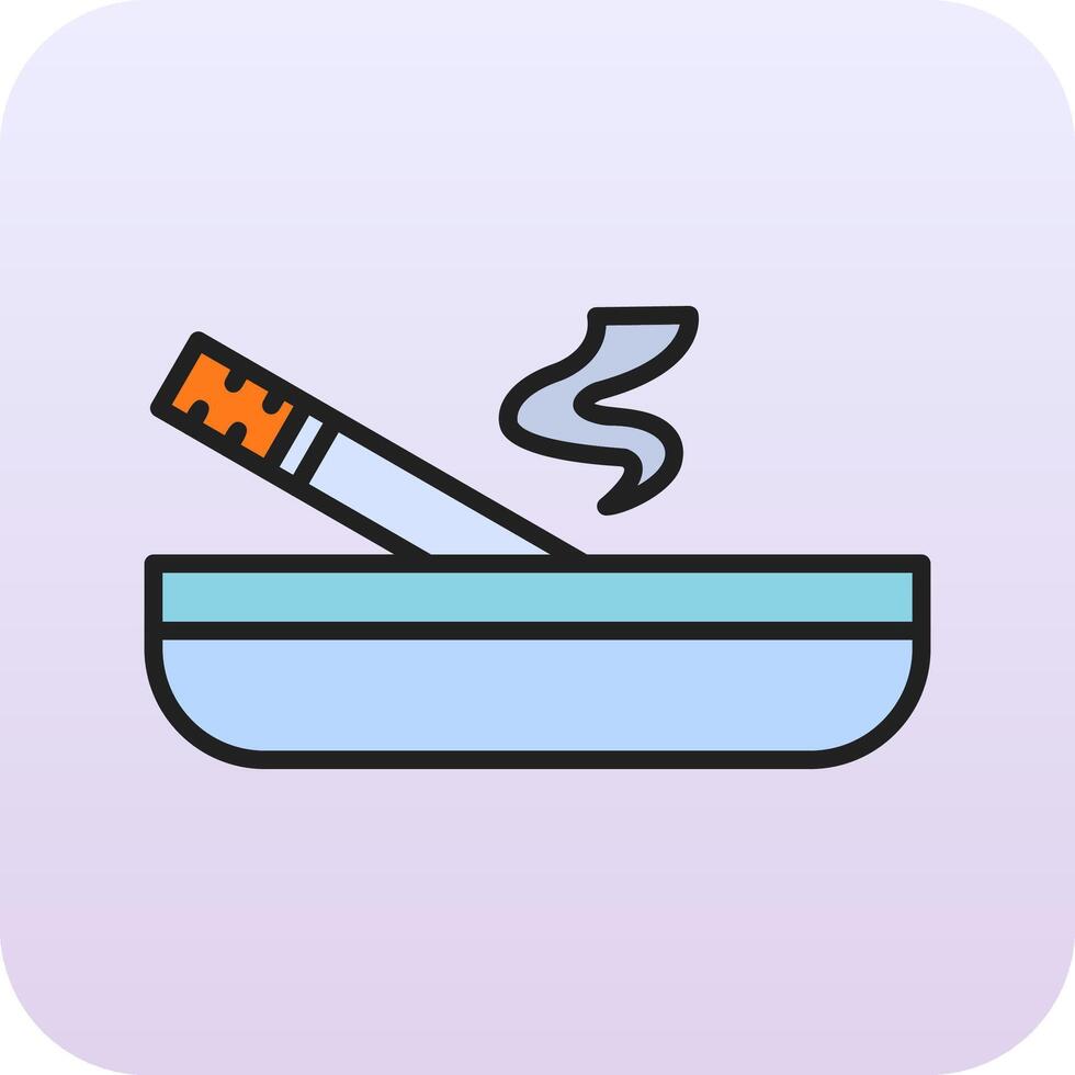 Ashtray Vector Icon