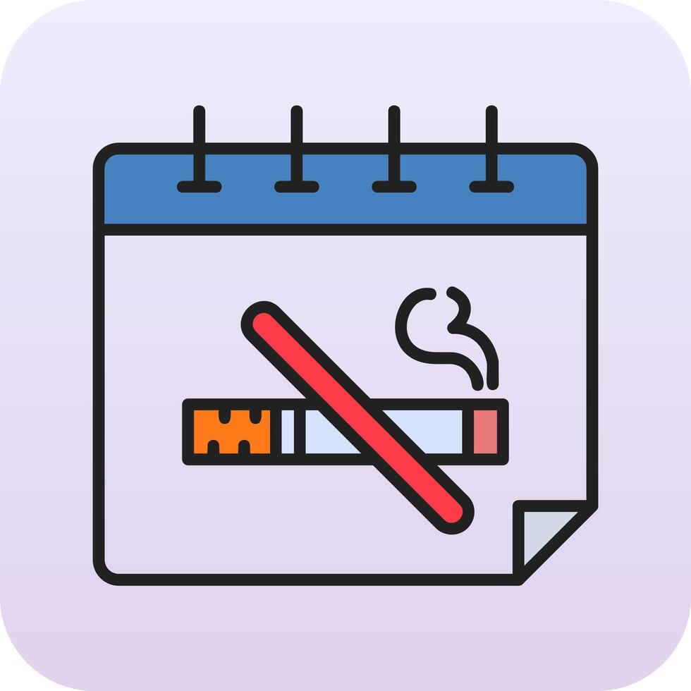 No Tobacco Day Vector Icon