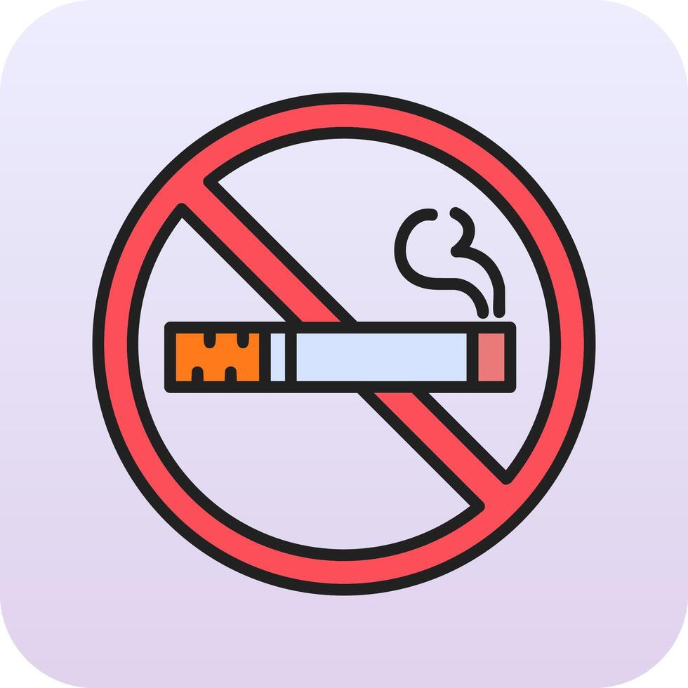 No Smoking Vector Icon