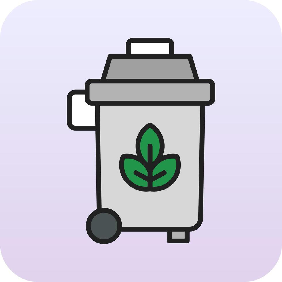 Trash Bin Vector Icon