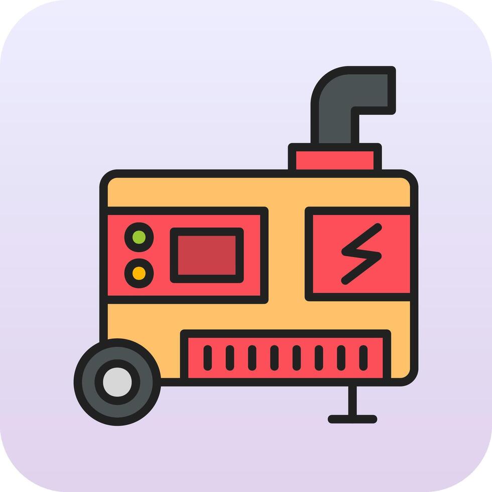 Electric Generator Vector Icon