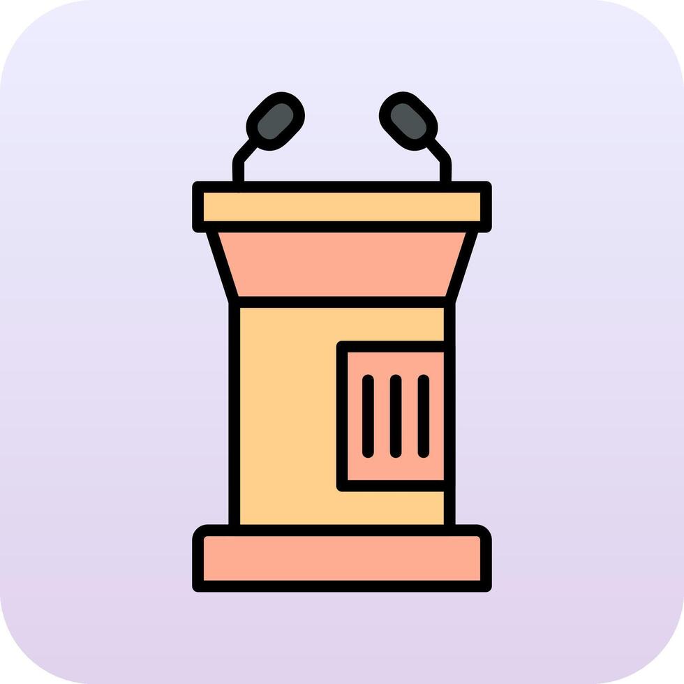 Lectern Vector Icon