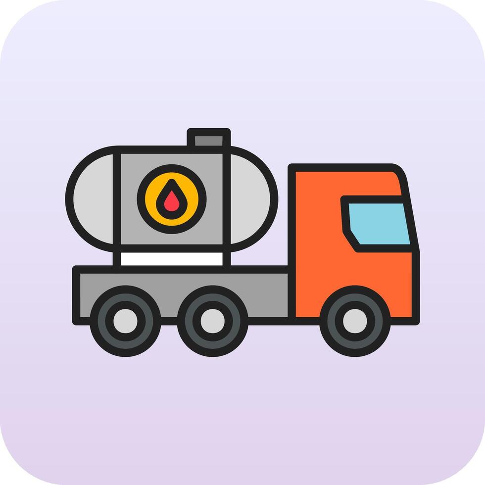 Oil Tank Vector Icon