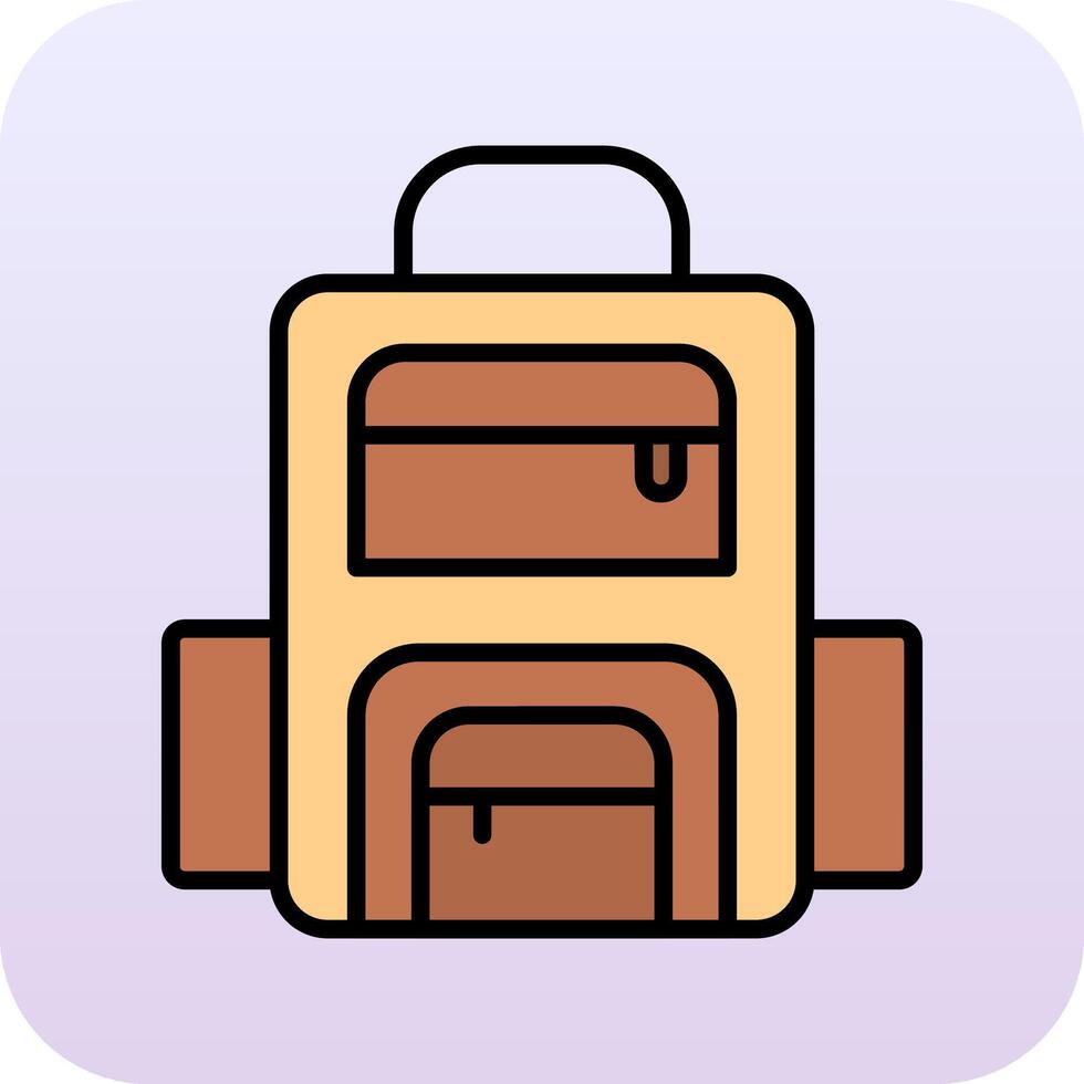 Backpack Vector Icon