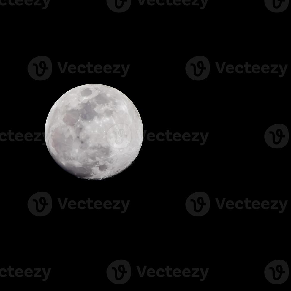 Full moon in the dark sky during night time, Great super moon in sky photo