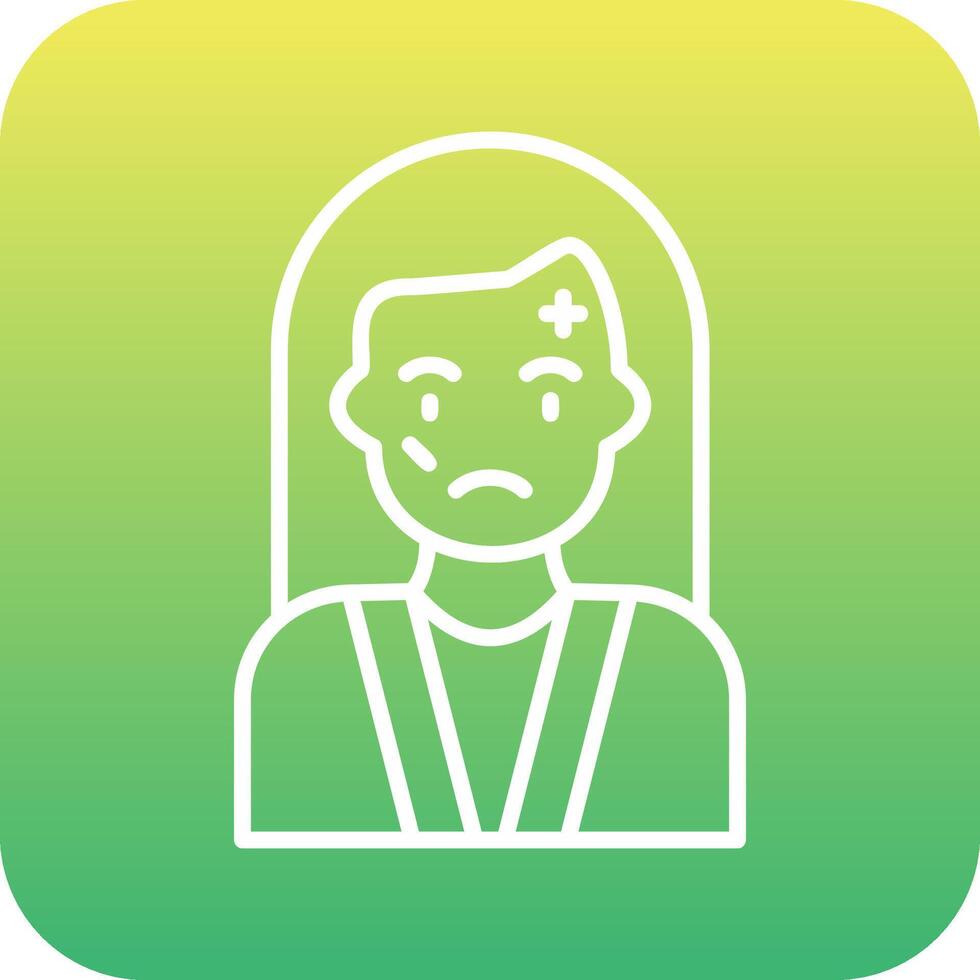 Casualties Women Vector Icon