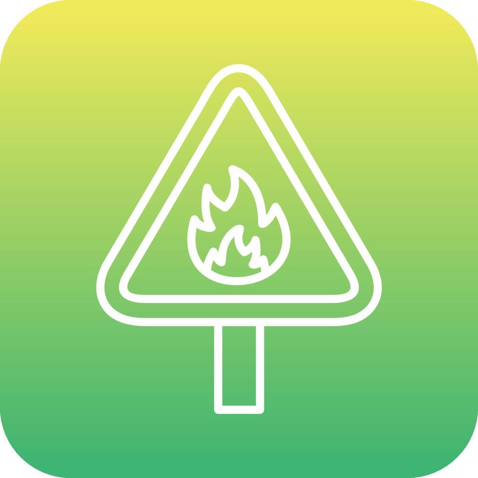 Flammable Vector Icon