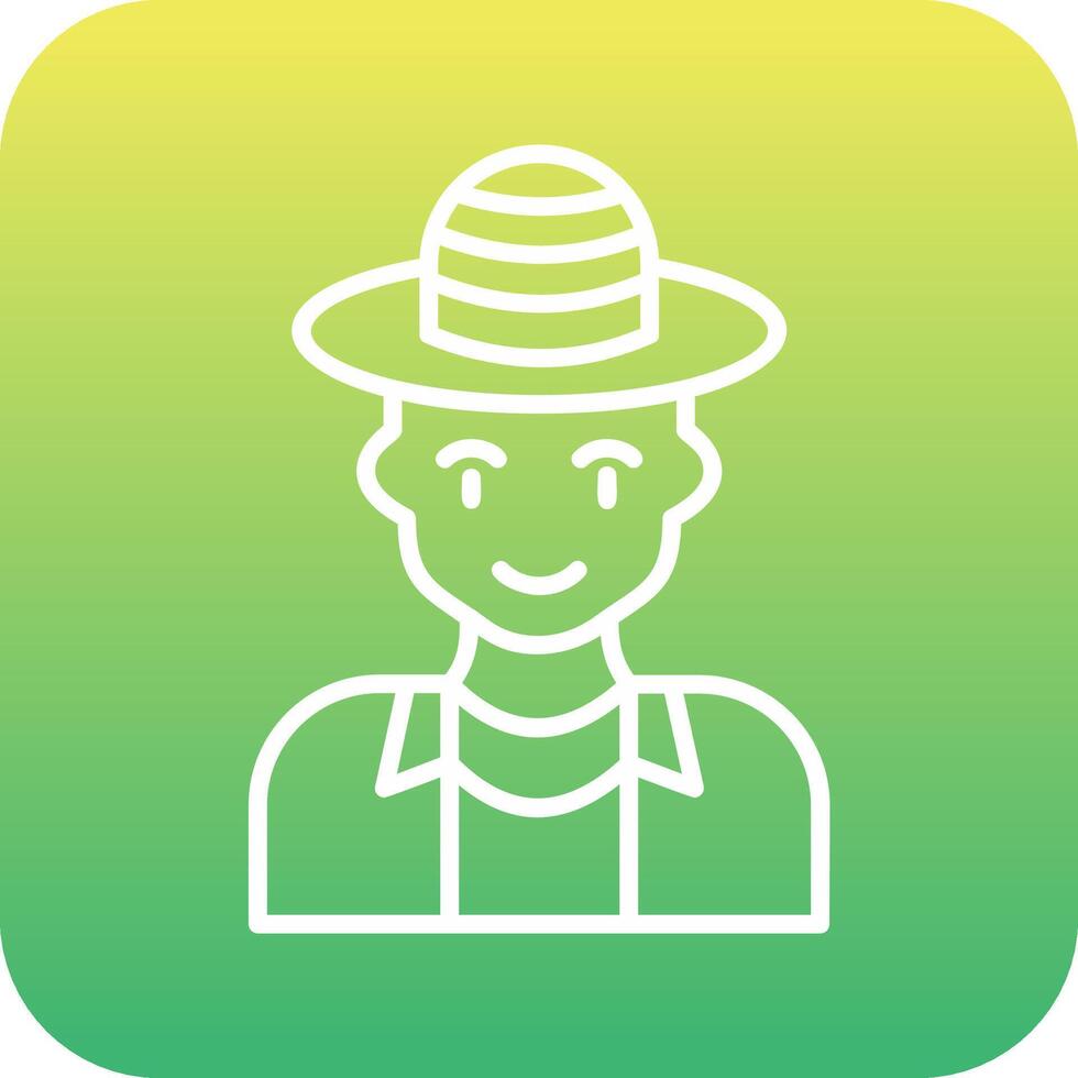 turista hombre vector icono