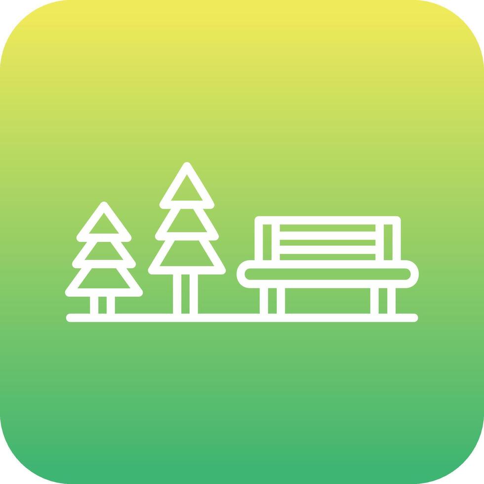 Rest Area Vector Icon