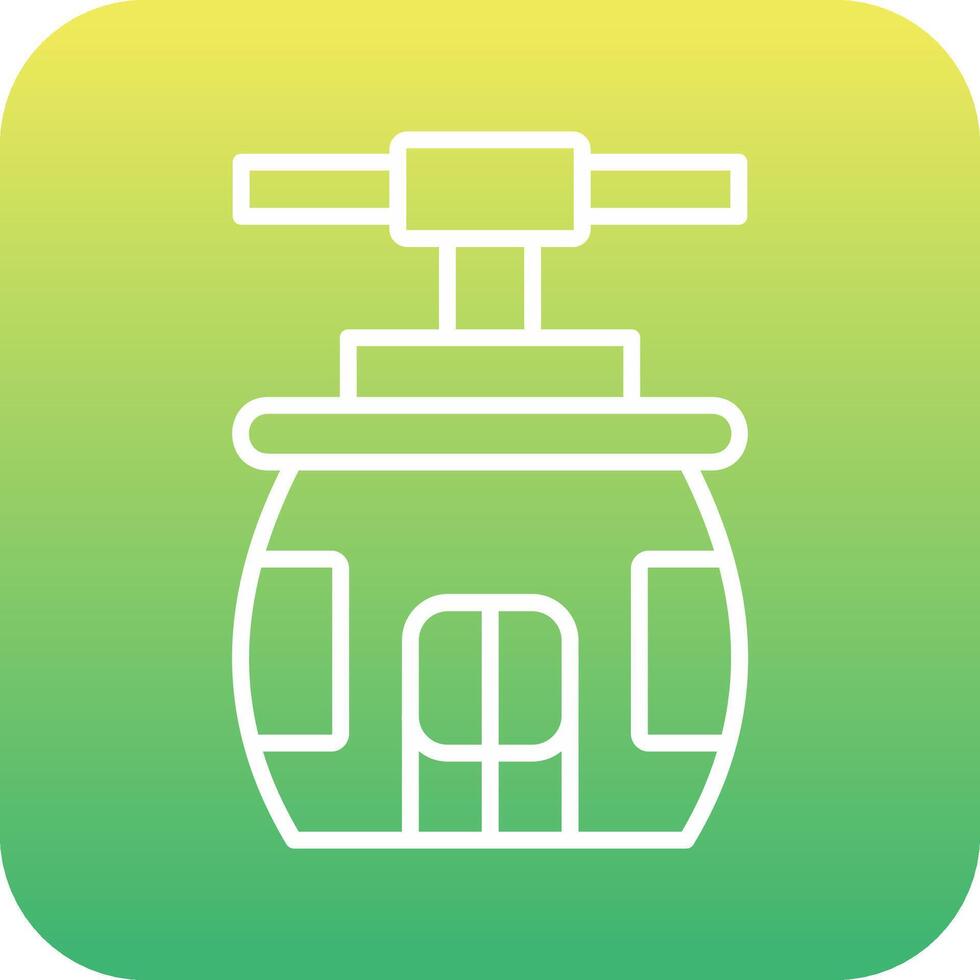 Cableway Vector Icon