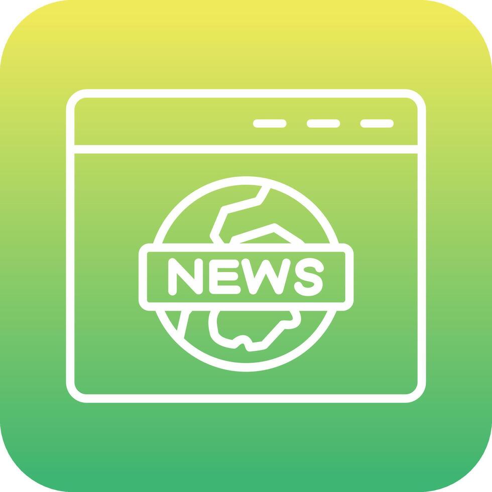 News Report Vector Icon