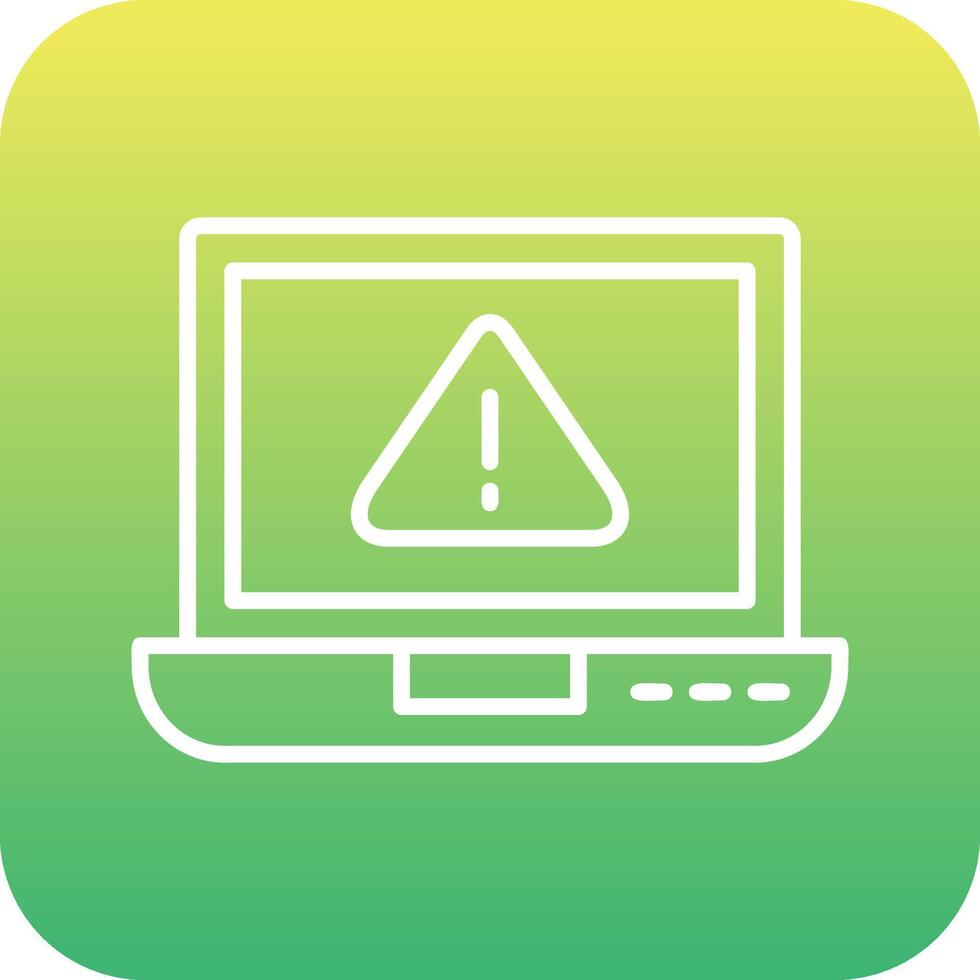 laptop Virus Vector Icon