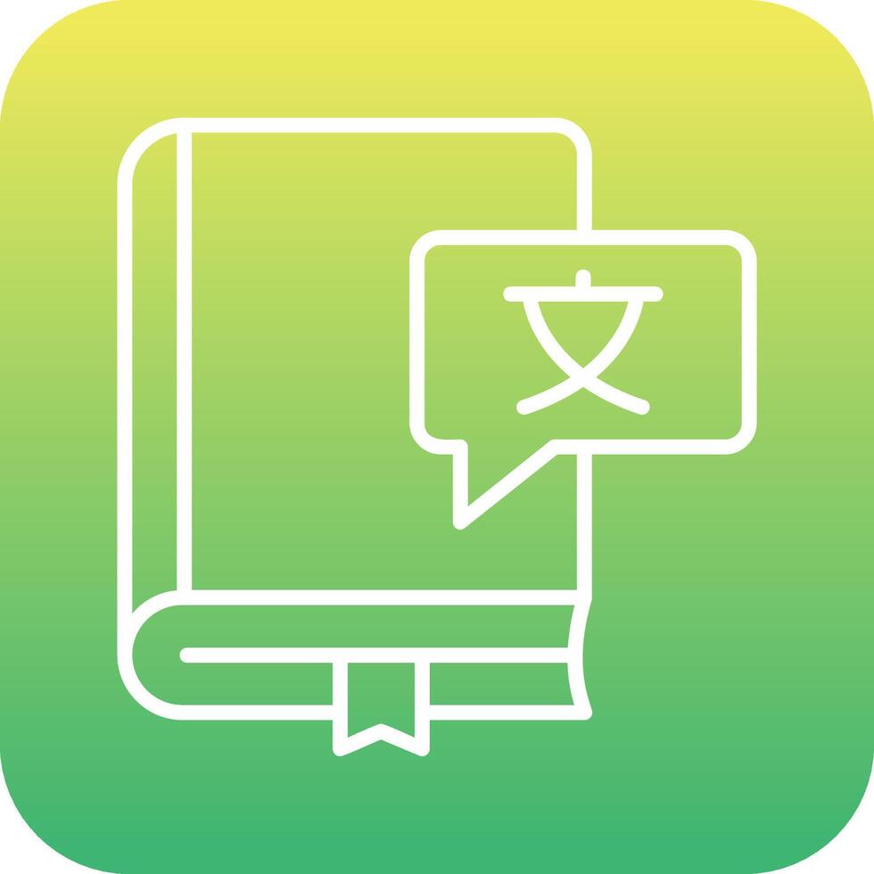Foreign Language Vector Icon
