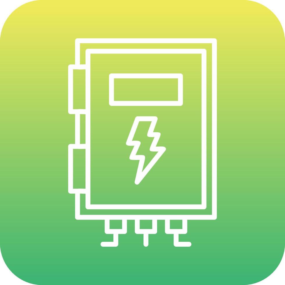 High Voltage Box Vector Icon