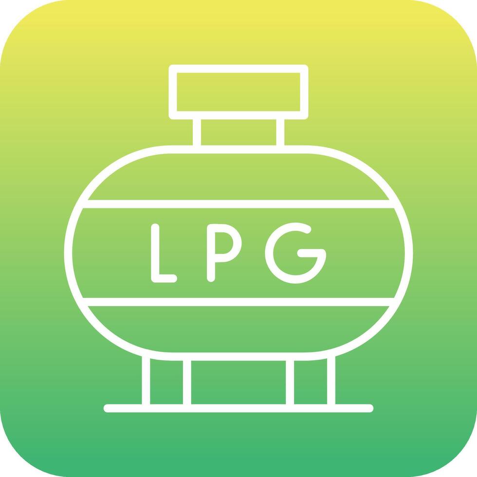 Liquefied Petroleum Gas Vector Icon