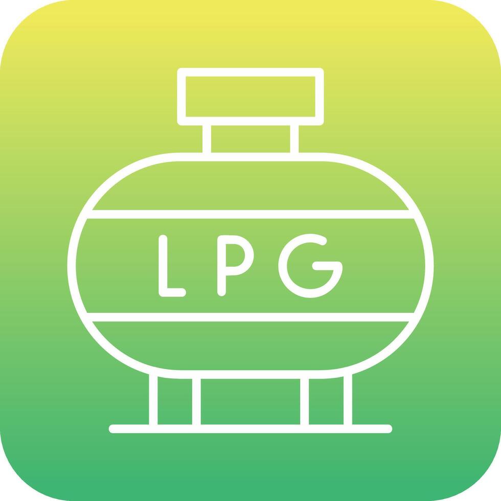 licuado petróleo gas vector icono