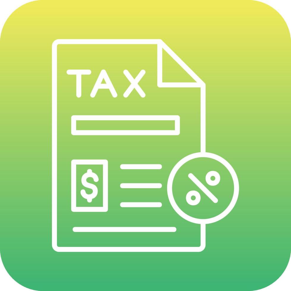 Tax Paperwork Vector Icon