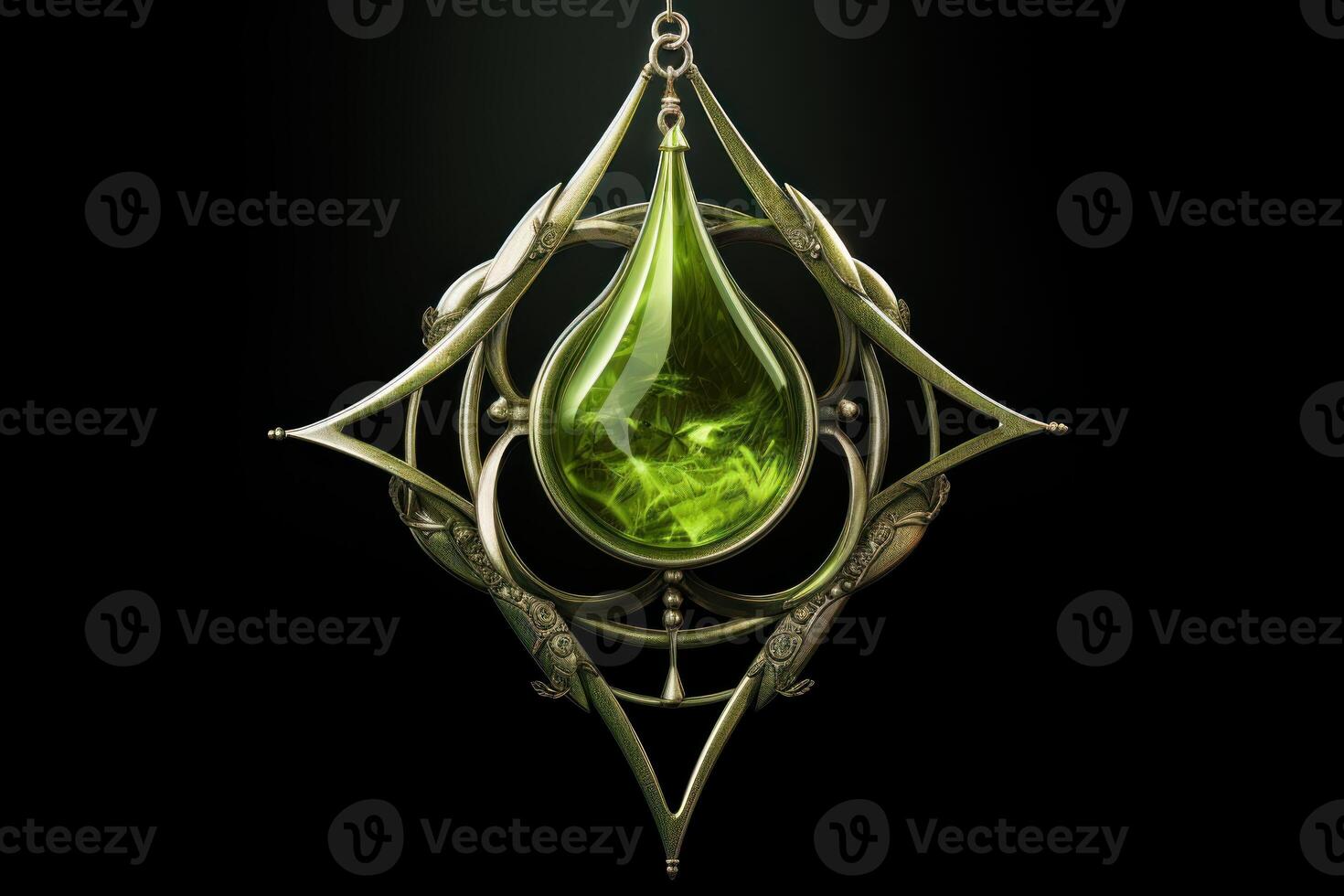 AI generated Peridot chaos symbol. Generate Ai photo