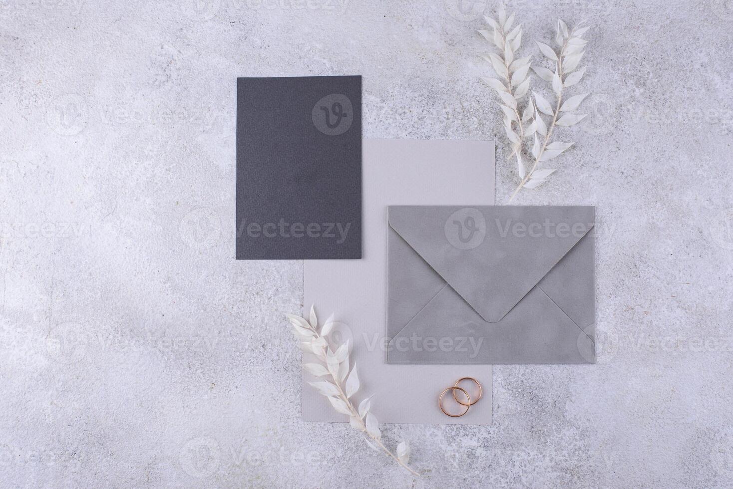 Boda invitación tarjeta. salvar el fecha concepto foto