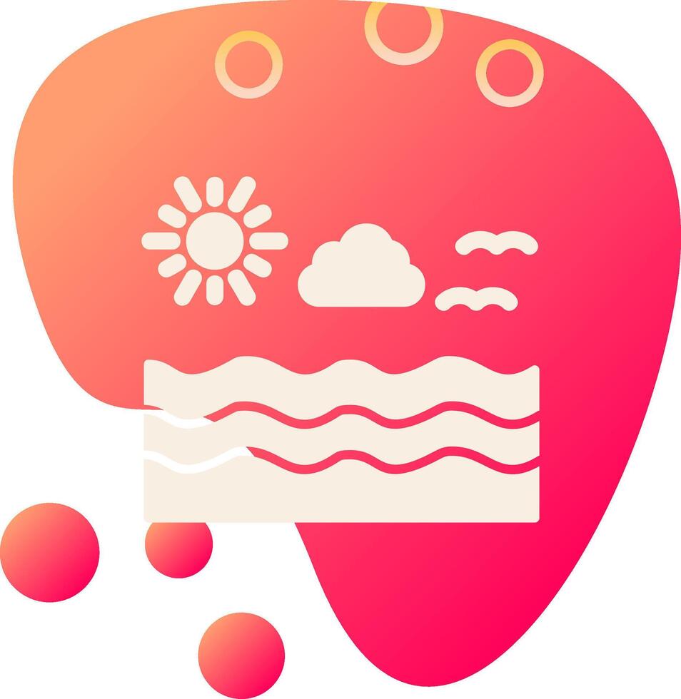 icono de vector de mar