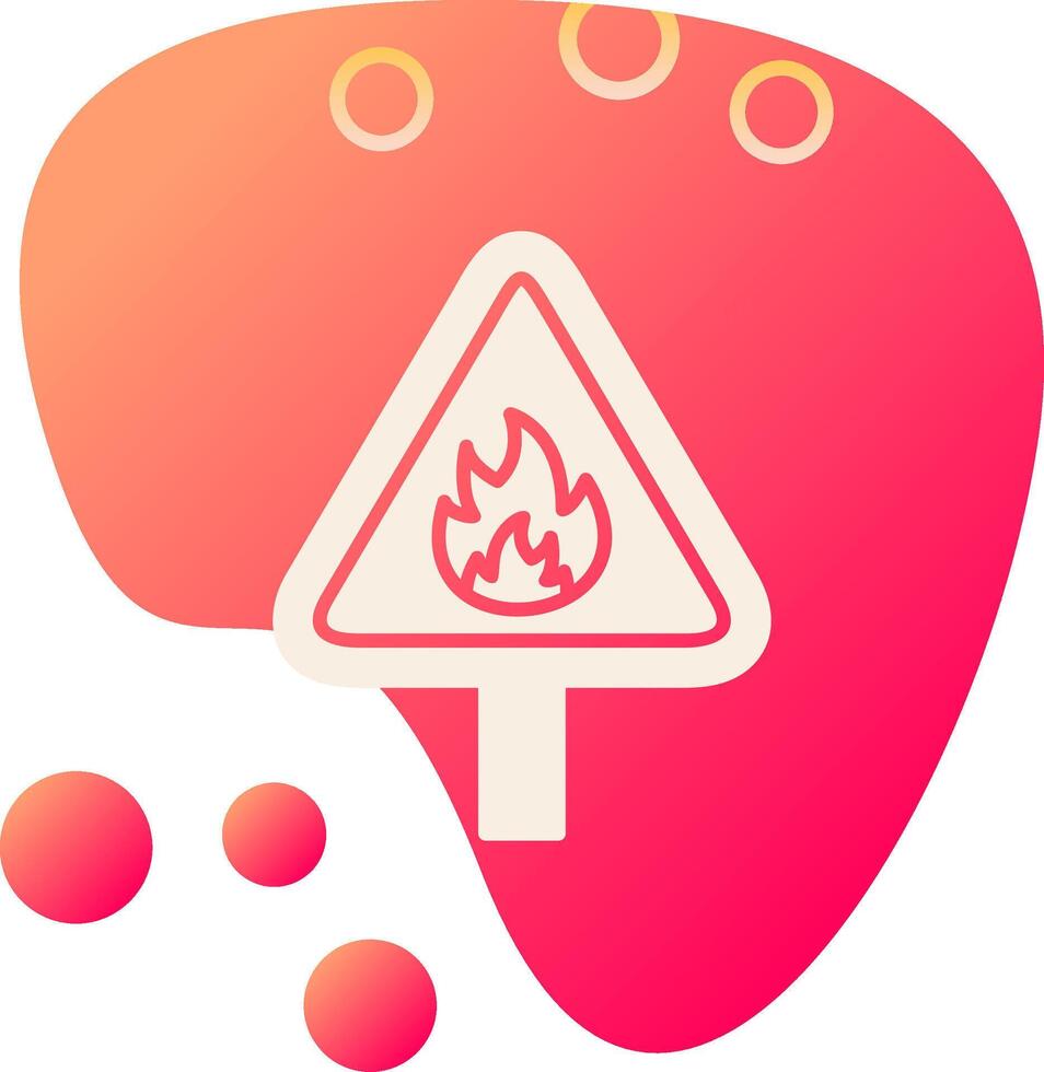 Flammable Vector Icon