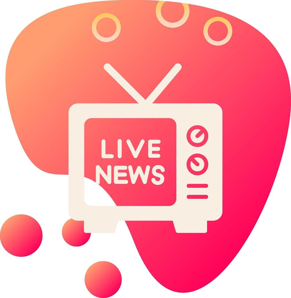 Live News Vector Icon