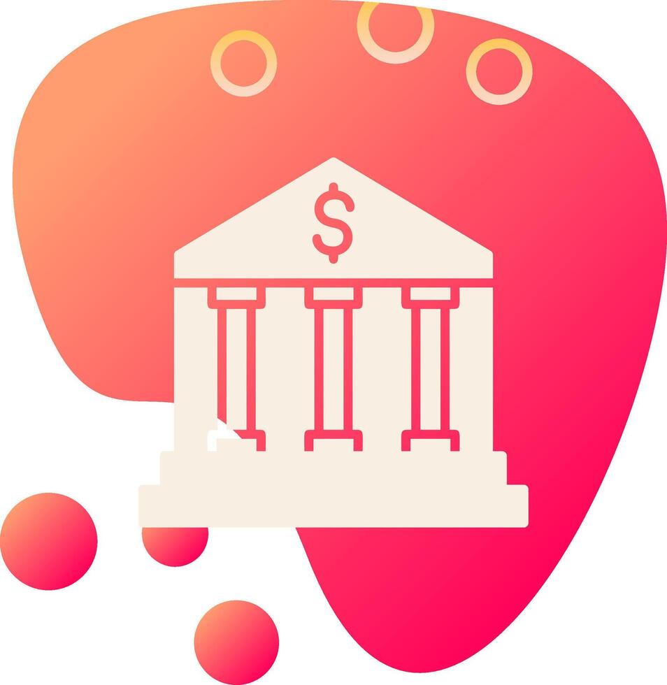 icono de vector de banco