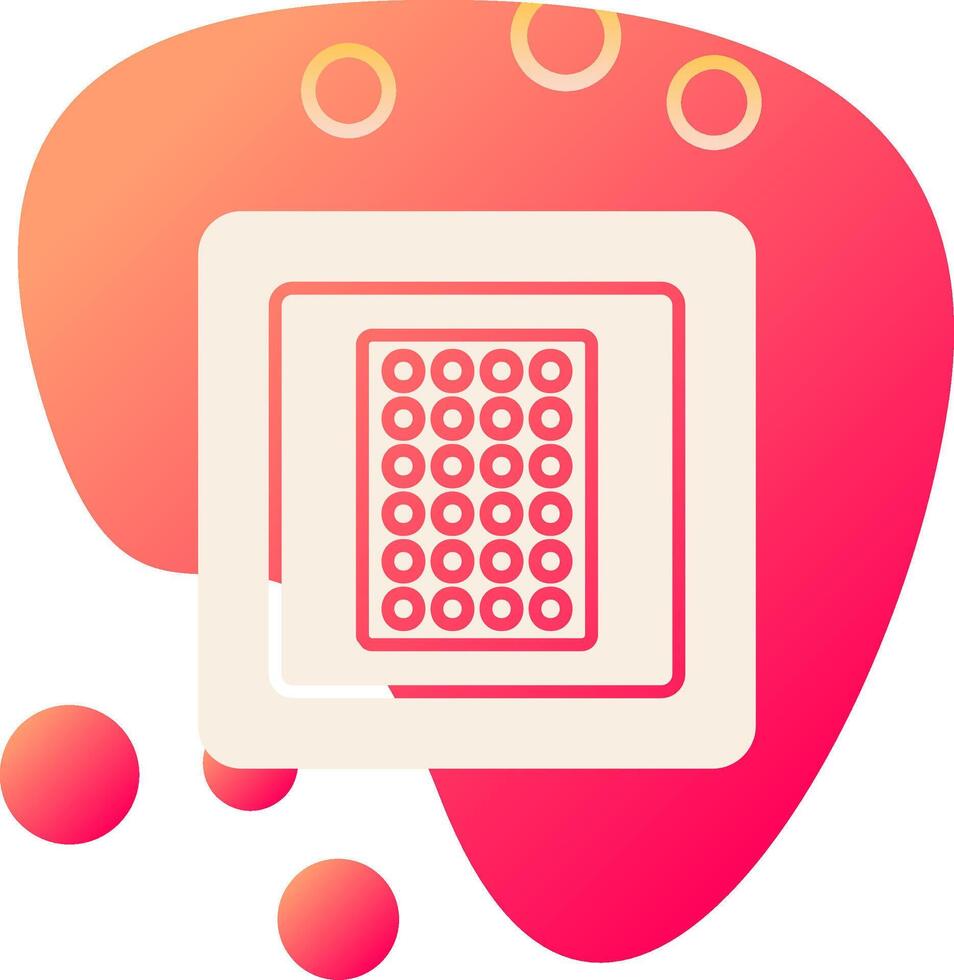 Nicotine Patch Vector Icon