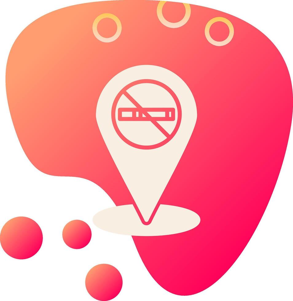 No Smoking Place Vector Icon