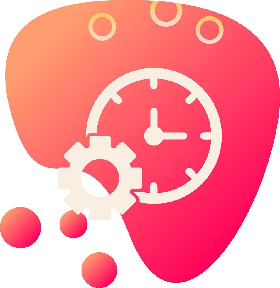 hora gerente vector icono