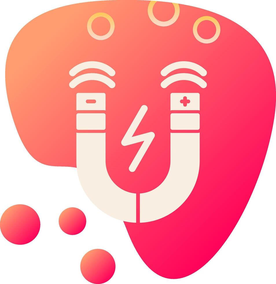 Magnetic Field Vector Icon