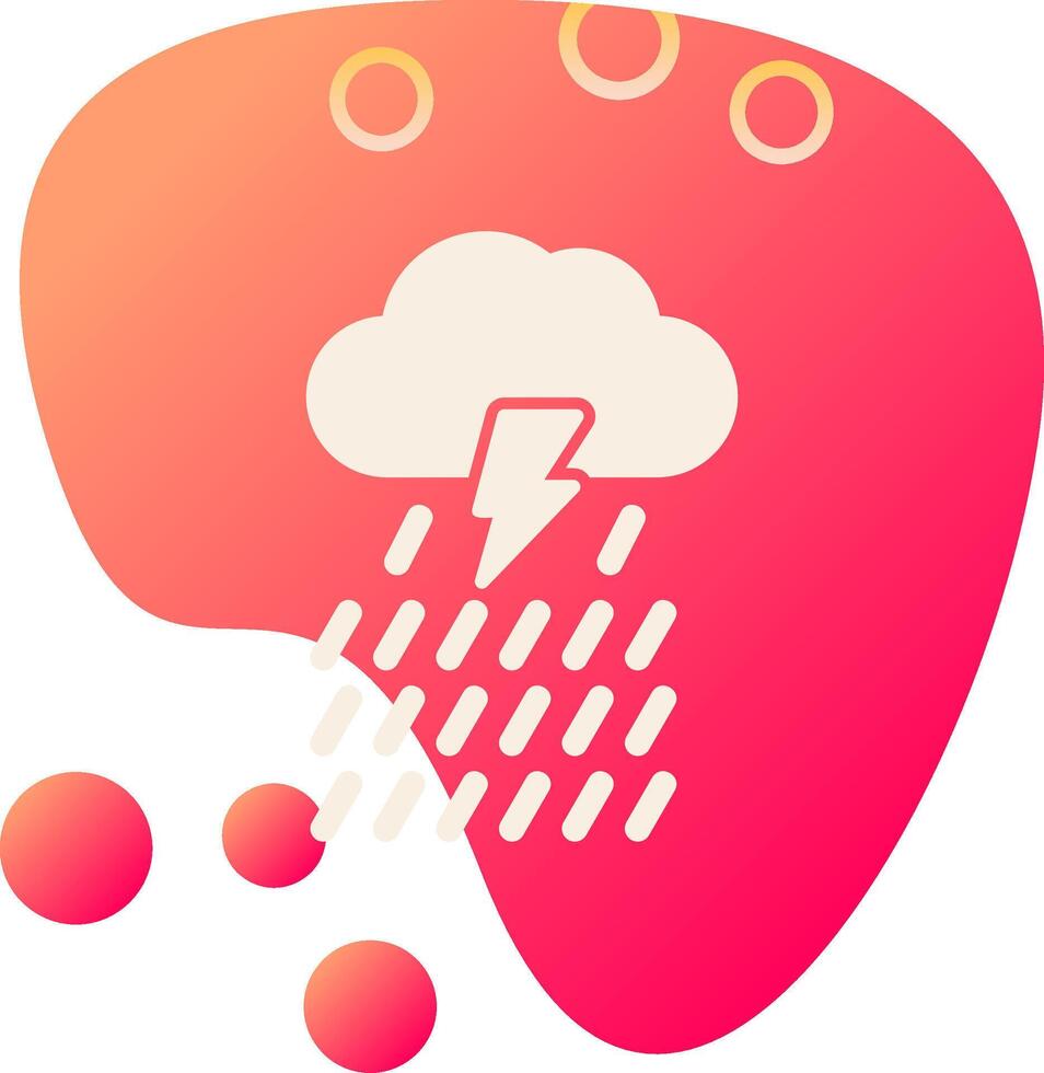 icono de vector de lluvia