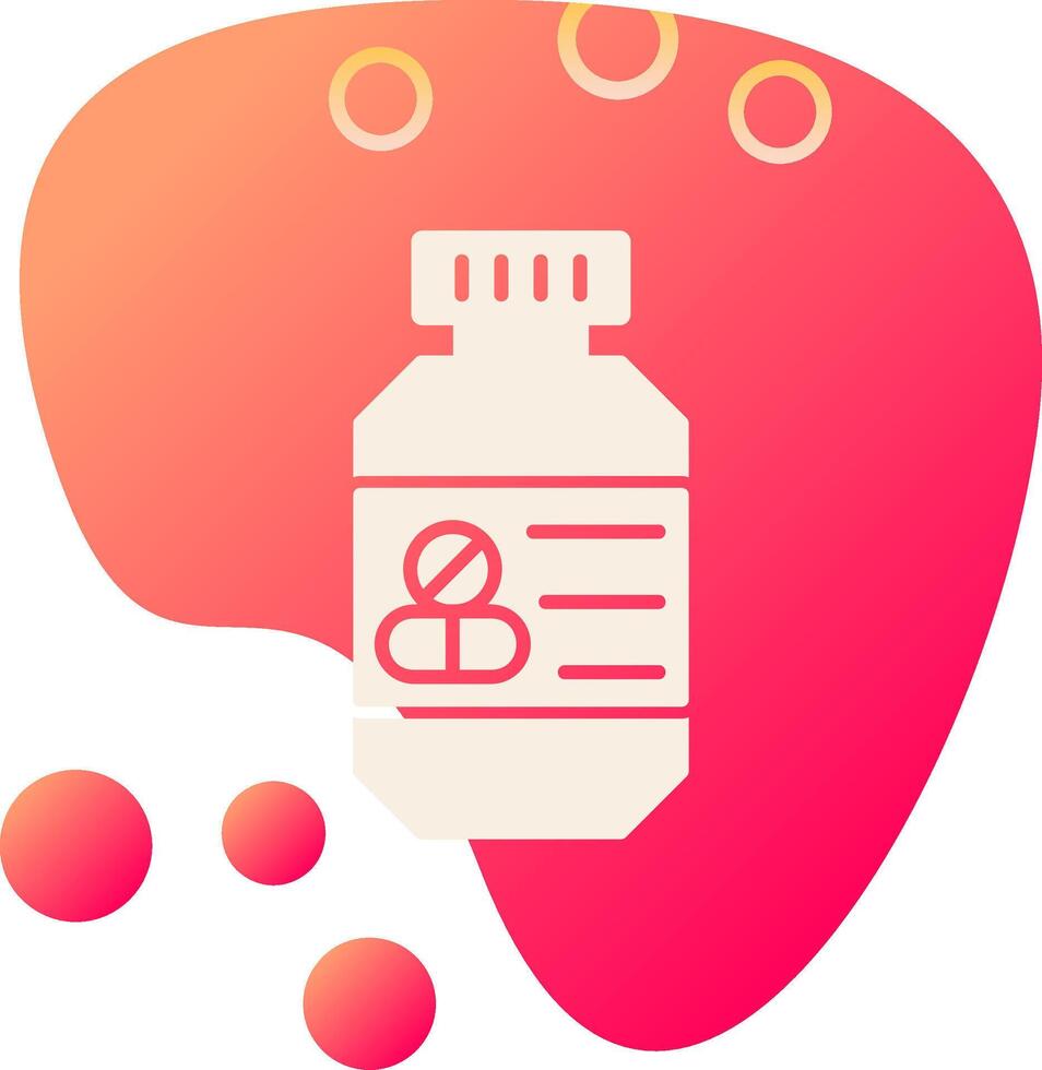 Pills Bottle Vector Icon