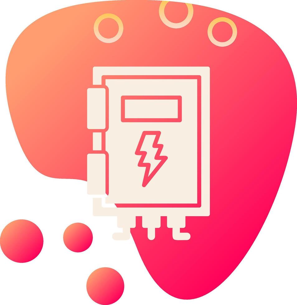 High Voltage Box Vector Icon