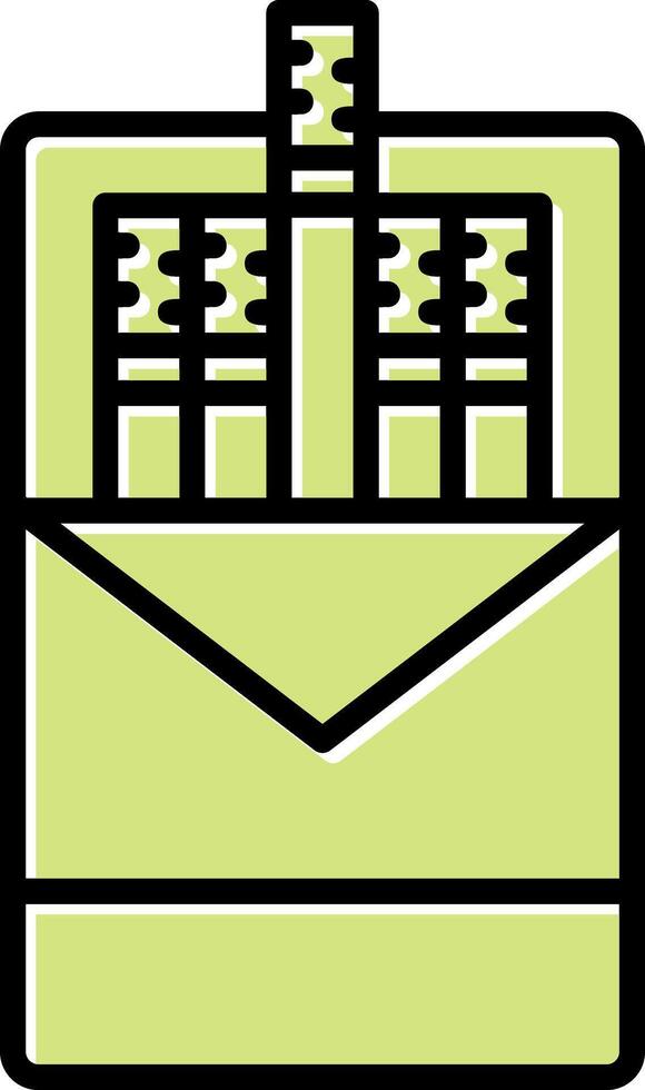 Cigarette pack Vector Icon