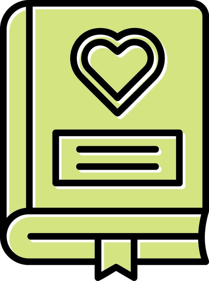 Romance Book Vector Icon