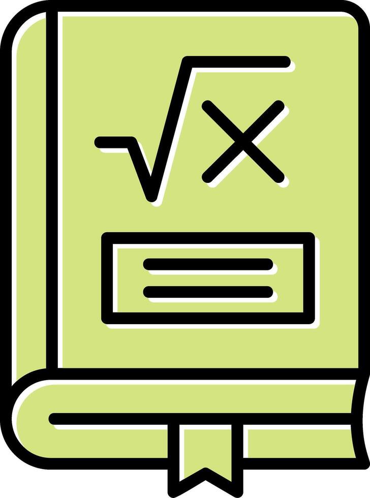 Maths Book Vector Icon