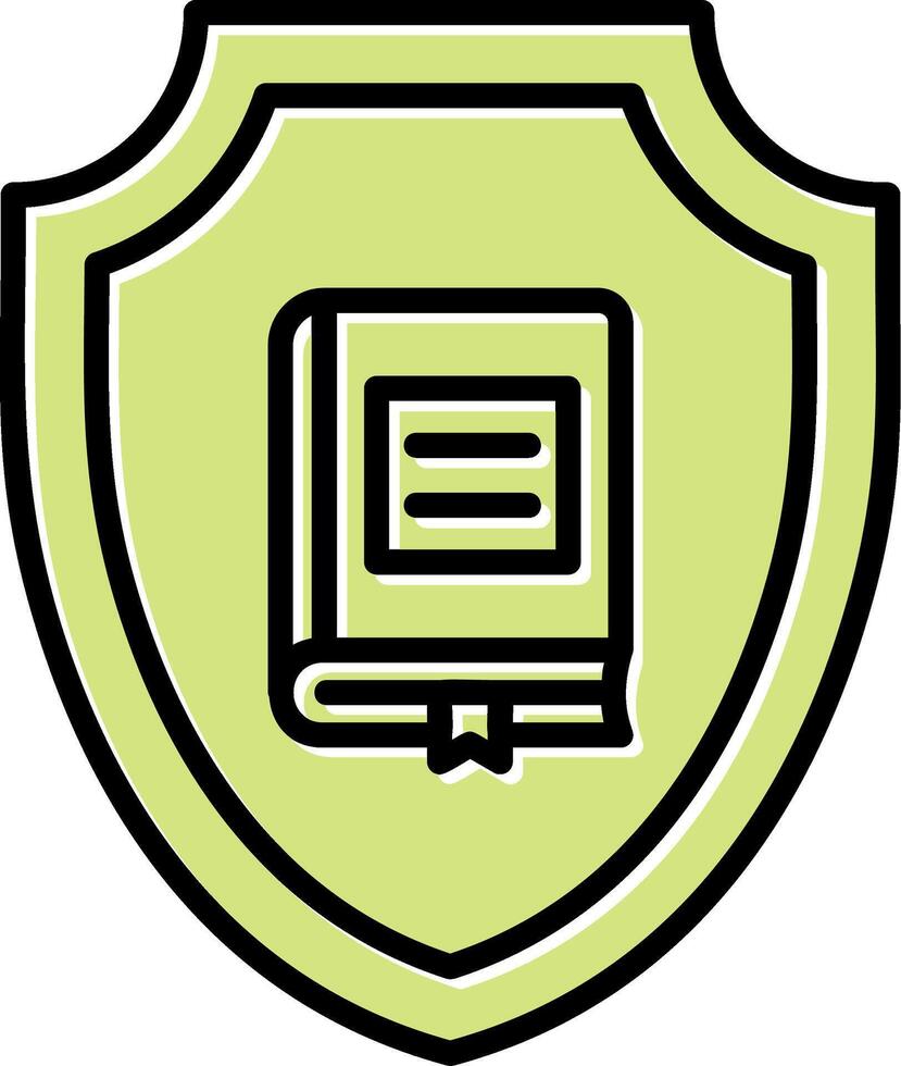 Protect Book Vector Icon